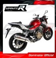 Auspuff Schalldämpfer DOMINATOR OV passend für Honda CB 500 F 2016  2019 3