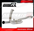 DL 1000 V-strom Exhaust Cat Eliminator Catalyst Catalytic Converter Linkpipe Decat Downpipe 2017 - 2018 DOMINATOR