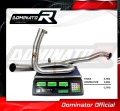 DL 1000 V-strom Exhaust Cat Eliminator Catalyst Catalytic Converter Linkpipe Decat Downpipe 2017 - 2018 DOMINATOR 1