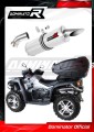Auspuff Schalldämpfer DOMINATOR rund passend für Cf moto X8 Terralander 800 V Twin 2012  2016