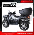 Auspuff Schalldämpfer DOMINATOR rund passend für Cf moto X8 Terralander 800 V Twin 2012  2016 2