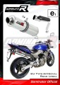 Auspuff Schalldämpfer DOMINATOR homologiert rund passend für CB 600F HORNET 2003  2006 3