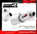Auspuff Schalldämpfer DOMINATOR homologiert rund passend für F650GS 2008  2012