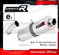 F800R Exhaust BMW Homologated EC Type approval  Street legal Approval Certificate Muffler Auspuff Sportauspuff Silencer Echappement Silencieux Scarico Scarichi Escape Wydech Tłumik OVAL 2009 - 2019 Dominator