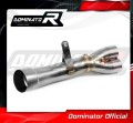 decat Mittelschalldämpfer DOMINATOR Mid Pipe passend für CBR 1000RR 2017  2024 2
