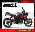 Street Triple R 675 EXHAUST Triumph Muffler Auspuff Sportauspuff Silencer Echappement Silencieux Scarico Scarichi Escape Wydech Tłumik GP 2013 - 2016 DOMINATOR 3