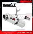 Auspuff Schalldämpfer DOMINATOR rund passend für Piaggio MP3 500 2008  2022 2