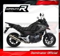 Auspuff Schalldämpfer DOMINATOR rund passend für Honda NC 700 / 750 S 2012  2020 3