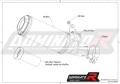 exhaust muffler DOMINATOR homologated road legal GP fits to YZF R1 1000 RN32 2015  2016 6