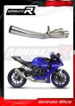 YZF R1 R1M 1000 RN65 Exhaust YAMAHA Cat Eliminator Catalyst Catalytic Converter Linkpipe Decat DE-CAT Downpipe 2020 - 2021 DOMINATOR