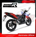komplette Auspuffanlage mit Schalldämpfer DOMINATOR Full System GP passend für Honda CBR 125 R 2011  2018 3