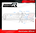 exhaust muffler DOMINATOR OV fits to Yamaha FZ8 FAZER 2010  2016
