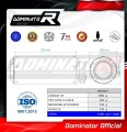 FZ 8 N / FZ8 S FAZER EXHAUST Black Homologated ECE Type approval - Street legal Yamaha Muffler Auspuff Sportauspuff Silencer Echappement Silencieux Scarico Scarichi Escape Wydech Tłumik GP 2010 - 2016 DOMINATOR 4
