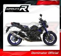 FZ 8 N / FZ8 S FAZER EXHAUST Homologated ECE Type approval - Street legal Yamaha Muffler Auspuff Sportauspuff Silencer Echappement Silencieux Scarico Scarichi Escape Wydech Tłumik ROUND 2010 - 2016 DOMINATOR 3