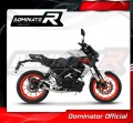 komplette Auspuffanlage mit Schalldämpfer DOMINATOR Full System HP3 schwarz passend für Yamaha MT 125 2020  2