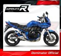 komplette Auspuffanlage mit Schalldämpfer DOMINATOR Full System GP1 schwarz passend für Suzuki GSF 650 BANDIT N / S 2005  2006 2