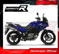 Auspuff Schalldämpfer DOMINATOR rund passend für Suzuki DL 650 VStrom 2004  2006 4