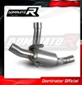 decat Mittelschalldämpfer DOMINATOR Mid Pipe passend für Ducati Multistrada 950 / 950 S 2017  2020 2