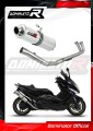 Yamaha T-MAX 500 Full  Exhaust System  Muffler Auspuff Sportauspuff Silencer Echappement Silencieux Scarico Scarichi Escape Collector Manifold Wydech Tłumik  ST DOMINATOR