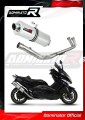 kompletny układ wydechowy z tłumikiem DOMINATOR Full System Owalny pasujący do motocykla Yamaha T-MAX 500 2008 - 2011