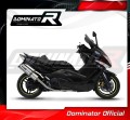 kompletny układ wydechowy z tłumikiem DOMINATOR Full System Owalny pasujący do motocykla Yamaha T-MAX 500 2008 - 2011 4