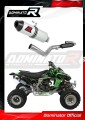 komplette Auspuffanlage mit Schalldämpfer DOMINATOR Full System MX2 passend für Kawasaki KFX 450 2008  2014