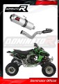komplette Auspuffanlage mit Schalldämpfer DOMINATOR Full System MX passend für Kawasaki KFX 450 2008  2014