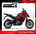 Auspuff Schalldämpfer DOMINATOR HP3 schwarz passend für Ducati Multistrada 950 / 950 S 2017  2020 2