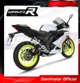 komplette Auspuffanlage mit Schalldämpfer DOMINATOR Full System GP schwarz passend für Yamaha YZF R125 2019  2020
