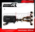 Auspuff Schalldämpfer DOMINATOR HP3 schwarz LOW LEVEL passend für Suzuki GSXR 750 K8 K9 L0 2008  2010 3