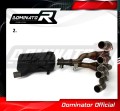 Auspuff Schalldämpfer DOMINATOR HP3 schwarz LOW LEVEL passend für Suzuki GSXR 750 K8 K9 L0 2008  2010 4