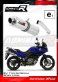 Auspuff Schalldämpfer DOMINATOR homologiert rund passend für DL 650 VSTROM 2004  2006