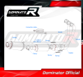 Yamaha MT 09 2021 - 2022 Full  Exhaust System EX Muffler Auspuff Sportauspuff Silencer Echappement Silencieux Scarico Scarichi Escape Collector Manifold Wydech Tłumik  HP3 BLACK Low Level  DOMINATOR EXHAUST SYSTEM 4