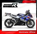 Auspuff Schalldämpfer DOMINATOR Slipon GP1 schwarz passend für Suzuki GSXR 1000 K1  K4 2001  2004 4