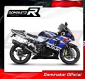 exhaust muffler DOMINATOR Slipon HP1 BLACK fits to Suzuki GSXR 1000 K1  K4 2001  2004 4