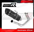 komplette Auspuffanlage mit Schalldämpfer DOMINATOR Full System HP1 schwarz passend für Kawasaki NINJA 650 2017  2022 2