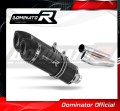 Auspuff Schalldämpfer DOMINATOR HP1 schwarz passend für Ducati MONSTER 620 2002  2006