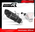 exhaust muffler DOMINATOR HP1 BLACK fits to Aprilia Pegaso 650 Strada 2005  2006