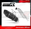 Auspuff Schalldämpfer DOMINATOR HP1 schwarz passend für Aprilia ETV 1000 Caponord 2005  2007 2