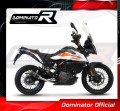 complete exhaust system with muffler DOMINATOR Full System GP1 BLACK fits to KTM 390 Adventure 2020  2023 3