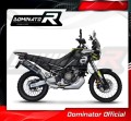 Auspuff Schalldämpfer DOMINATOR P7 schwarz passend für Aprilia Tuareg 660 2021  2023 4