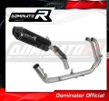 complete exhaust system with muffler DOMINATOR Full System HP3 BLACK fits to Aprilia Tuareg 660 2021  2023 5