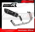 komplette Auspuffanlage mit Schalldämpfer DOMINATOR Full System HP6 schwarz passend für Aprilia Tuareg 660 2021  2023 5