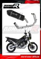 komplette Auspuffanlage mit Schalldämpfer DOMINATOR Full System HP7 schwarz passend für Aprilia Tuareg 660 2021  2023 4