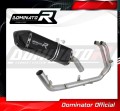 komplette Auspuffanlage mit Schalldämpfer DOMINATOR Full System HP7 schwarz passend für Aprilia Tuareg 660 2021  2023 5