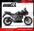 Auspuff Schalldämpfer DOMINATOR GP1 schwarz passend für Kawasaki Z750 2004  2006 4