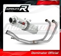 komplette Auspuffanlage mit Schalldämpfer DOMINATOR Full System rund passend für Suzuki GS 500E 1989  2009 2