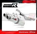 Auspuff Schalldämpfer DOMINATOR rund passend für Yamaha TDM 850 1991  1995 2