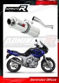 Auspuff Schalldämpfer DOMINATOR rund passend für Yamaha TDM 850 Right Side 1991  1995
