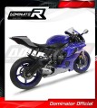 Yamaha YZF R6 2017 - 2022 EXHAUST Muffler Auspuff Sportauspuff Silencer Echappement Silencieux Scarico Scarichi Escape Wydech Tłumik Carbon End Cap HP8 DOMINATOR EXHAUST SYSTEM 2